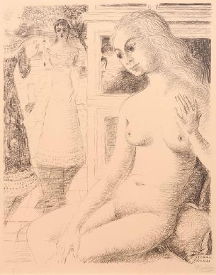La rencontre by Paul Delvaux