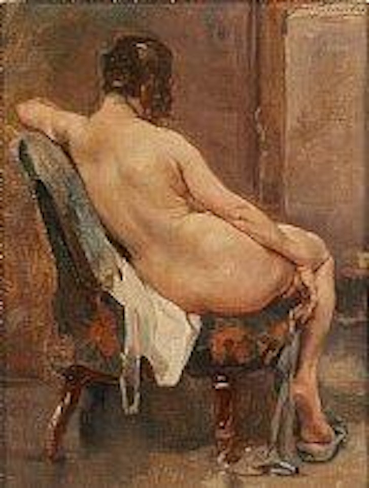 Nu de dos by Jean Gouweloos