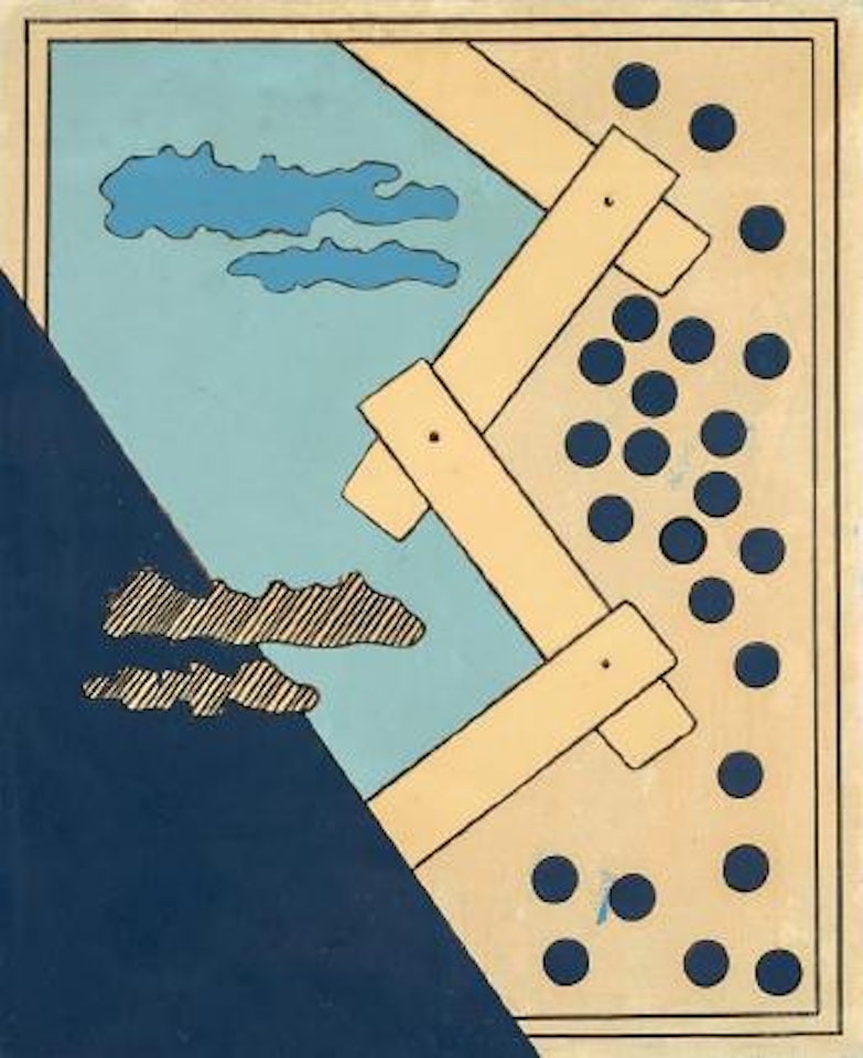 Le dimensioni del cielo n. 5 by Tano Festa