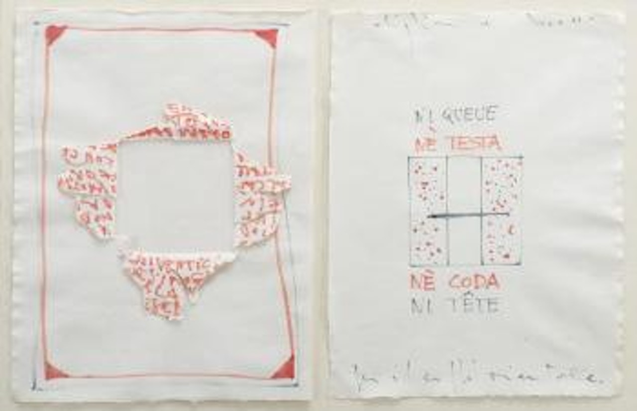 Clessidra (al caffè orientale...) by Alighiero Boetti