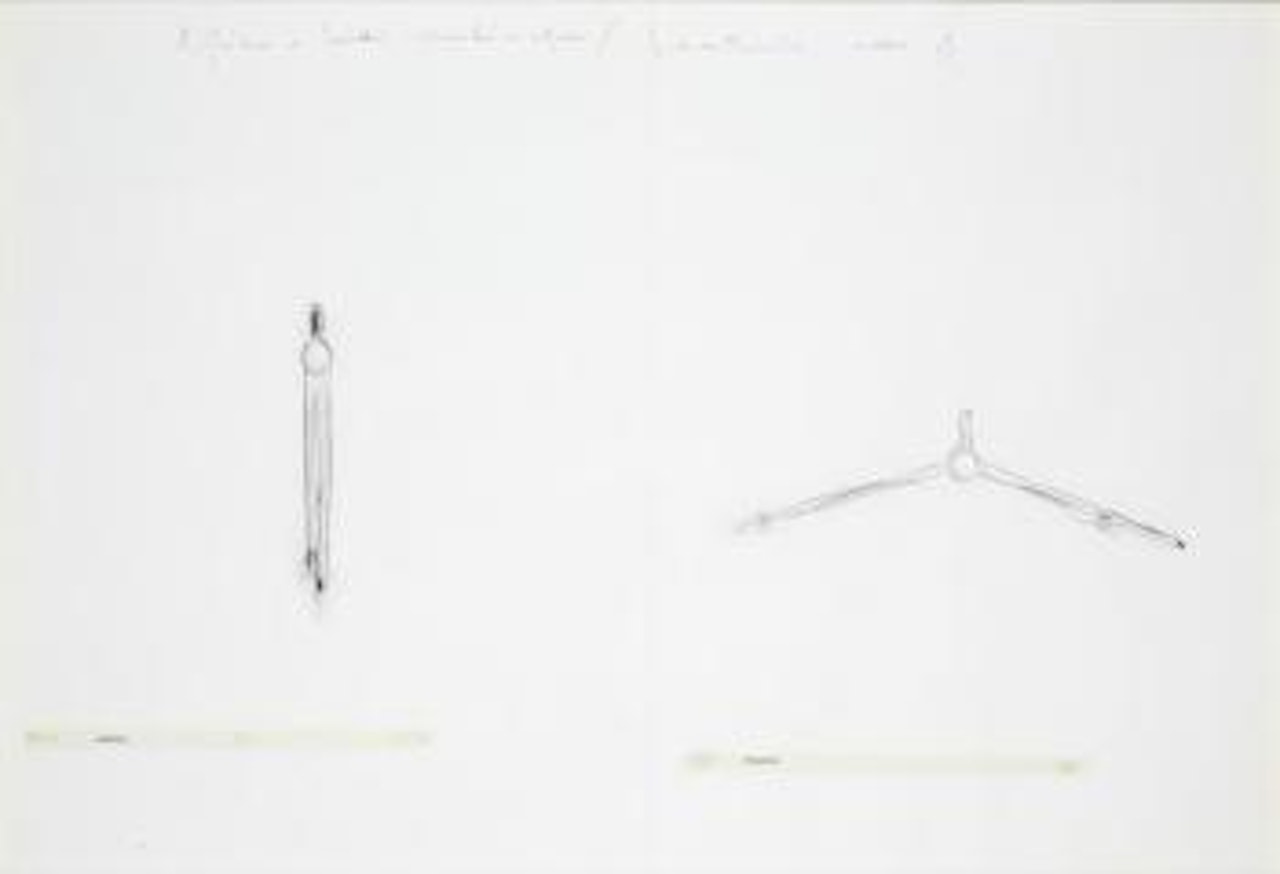 Minimo Massimo, Compasso by Alighiero Boetti