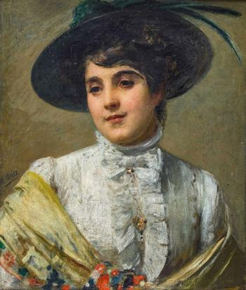 Bildnis einer jungen Frau by Adolphe Weisz