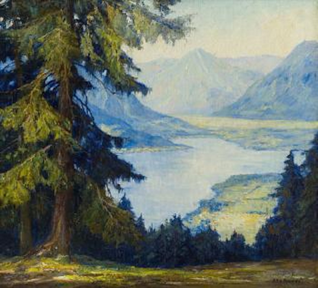 View on The Tegernsee by Otto Pippel
