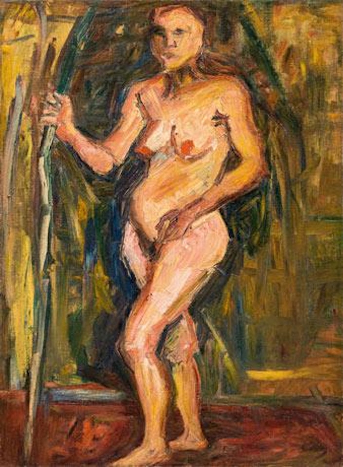 Standing Female Nude by Herbert Boeckl