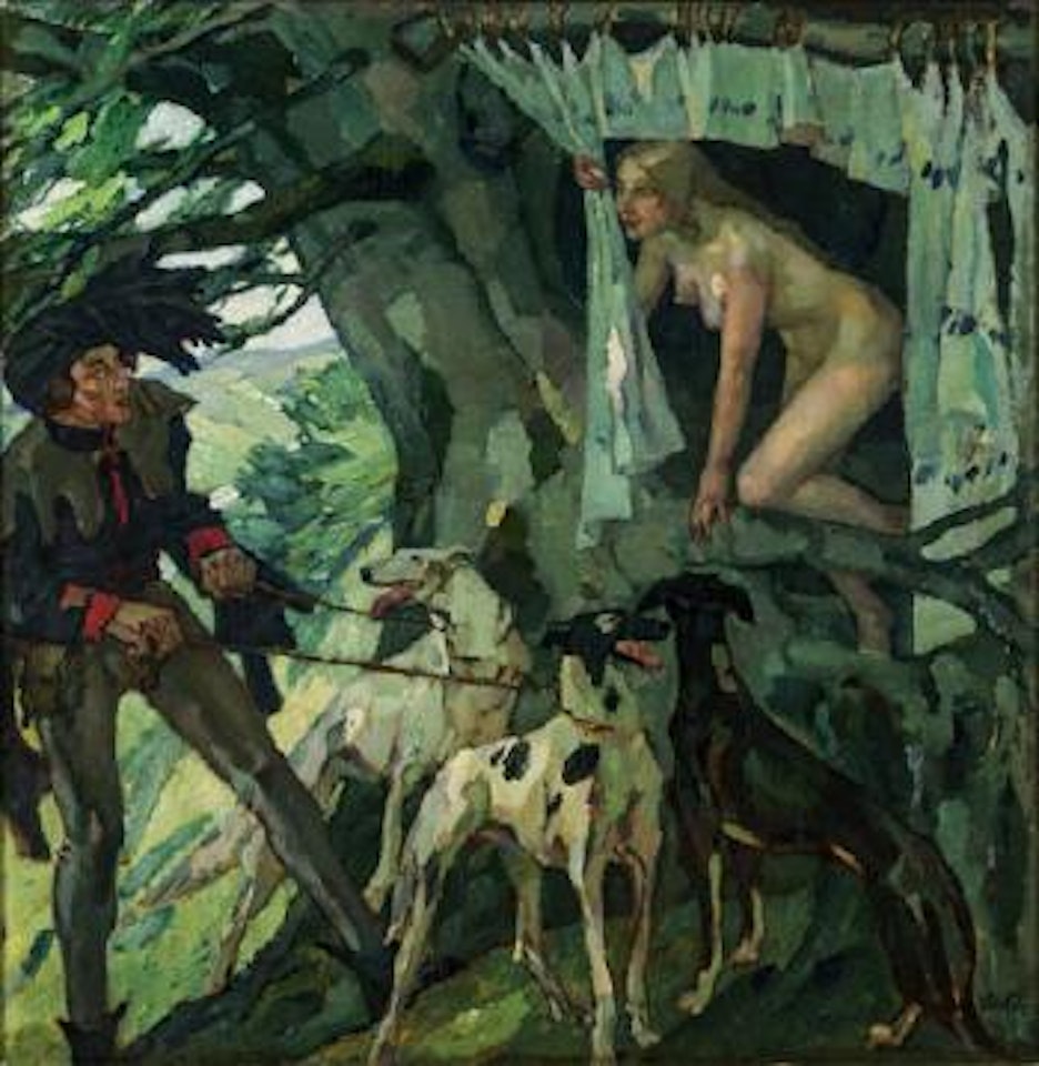 Genoveva (Fairytale Princess in a Tree) by Leo Putz
