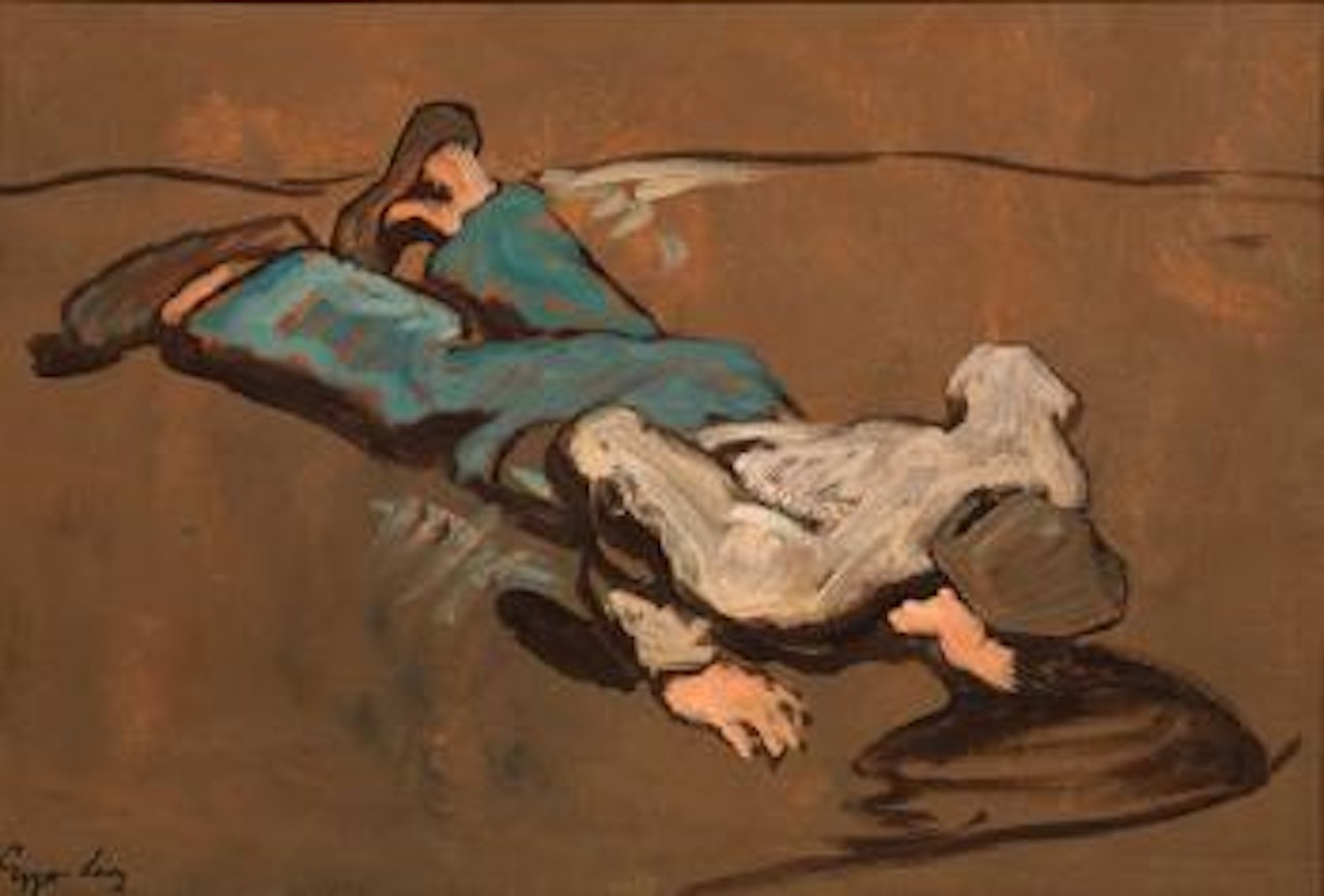 Die Quelle by Albin Egger-Lienz