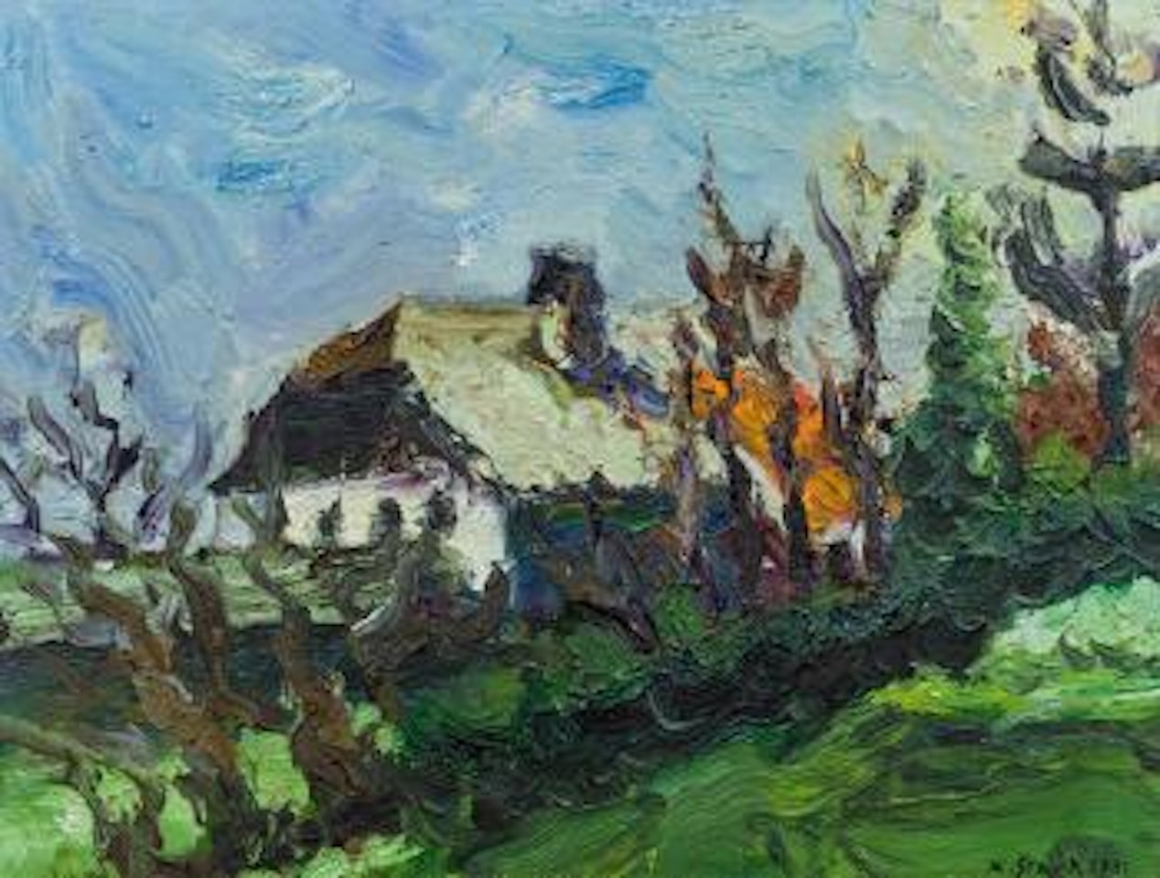 Farm House in Radlach, Carinthia by Karl Stark