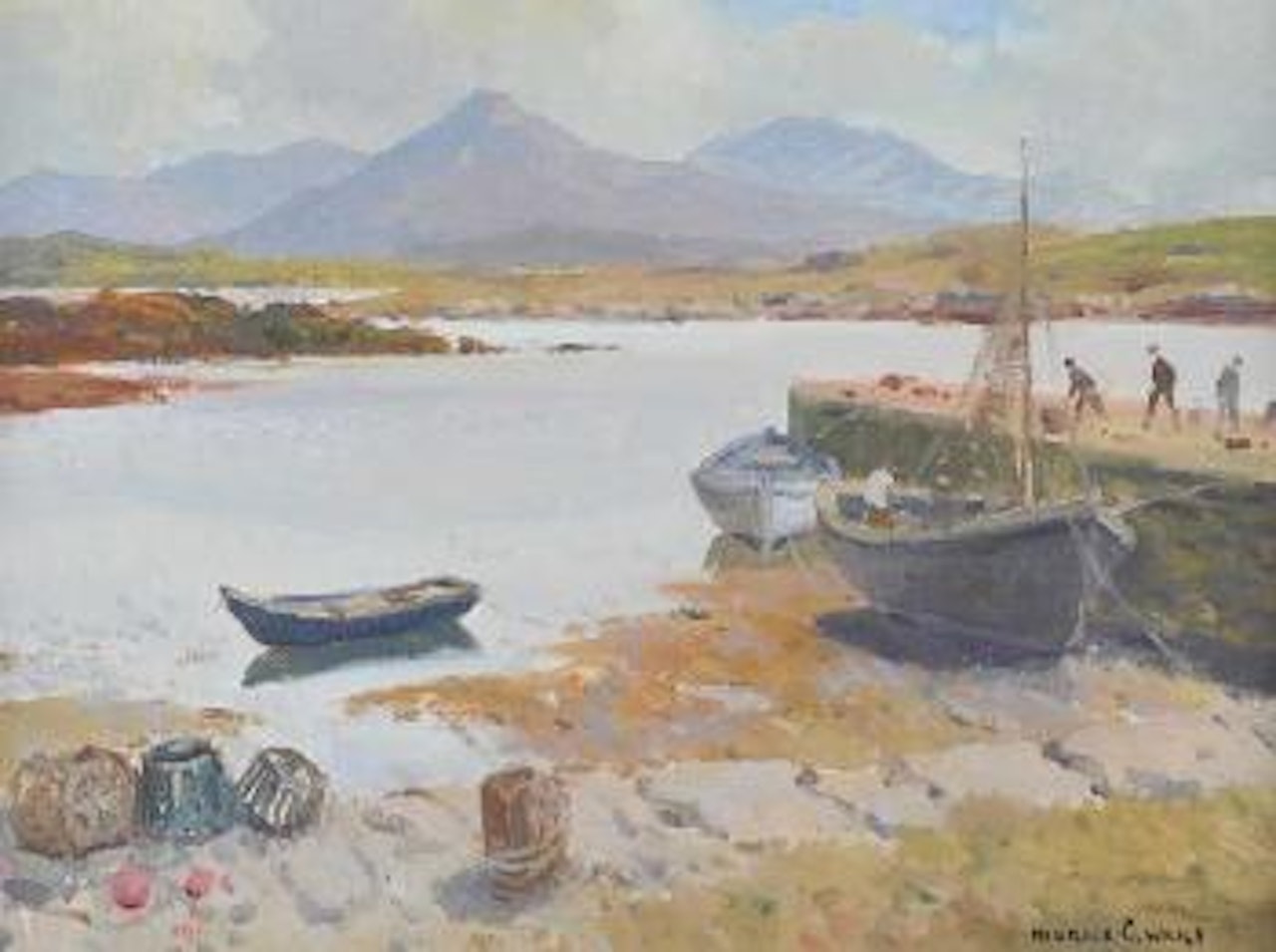 Low tide, Derryinver, Connemara by Maurice Canning Wilks