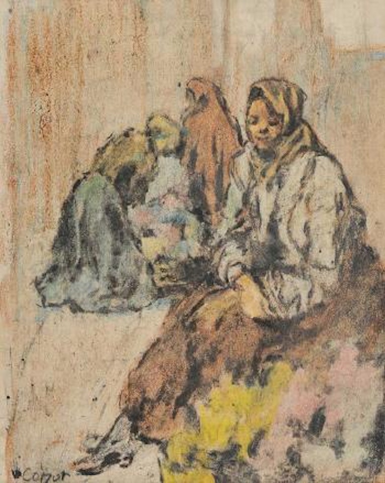 The flower seller by William Conor