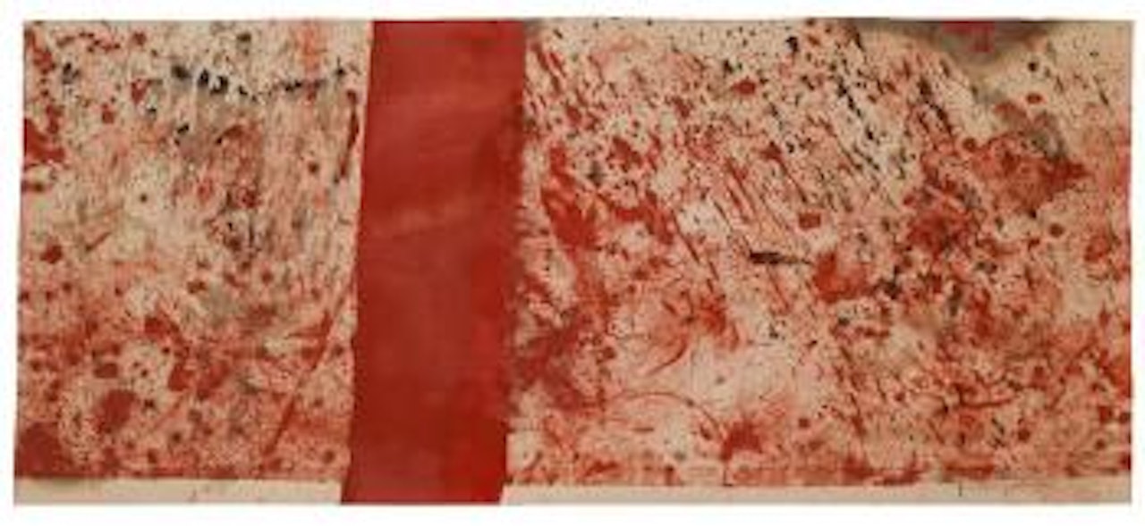 Untitled (From the 20. Painting Action of the Wiener Sezession 1987) by Hermann Nitsch