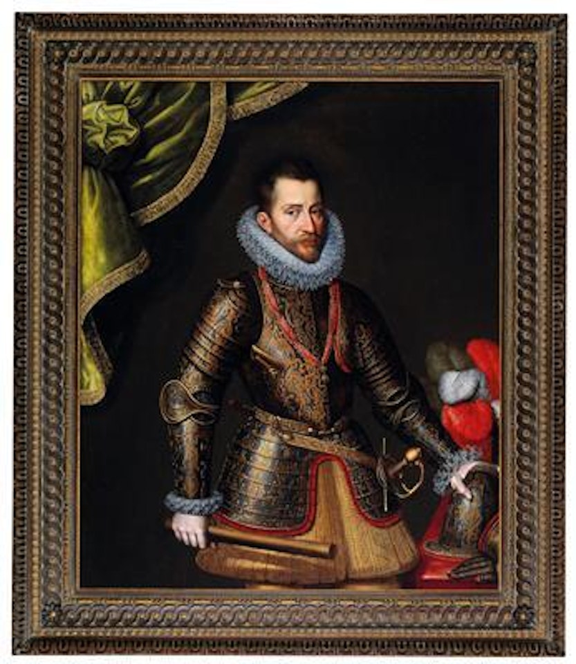 Portrait of Archduke Albrecht VII of Austria (1559–1621) in ceremonial armour by German School