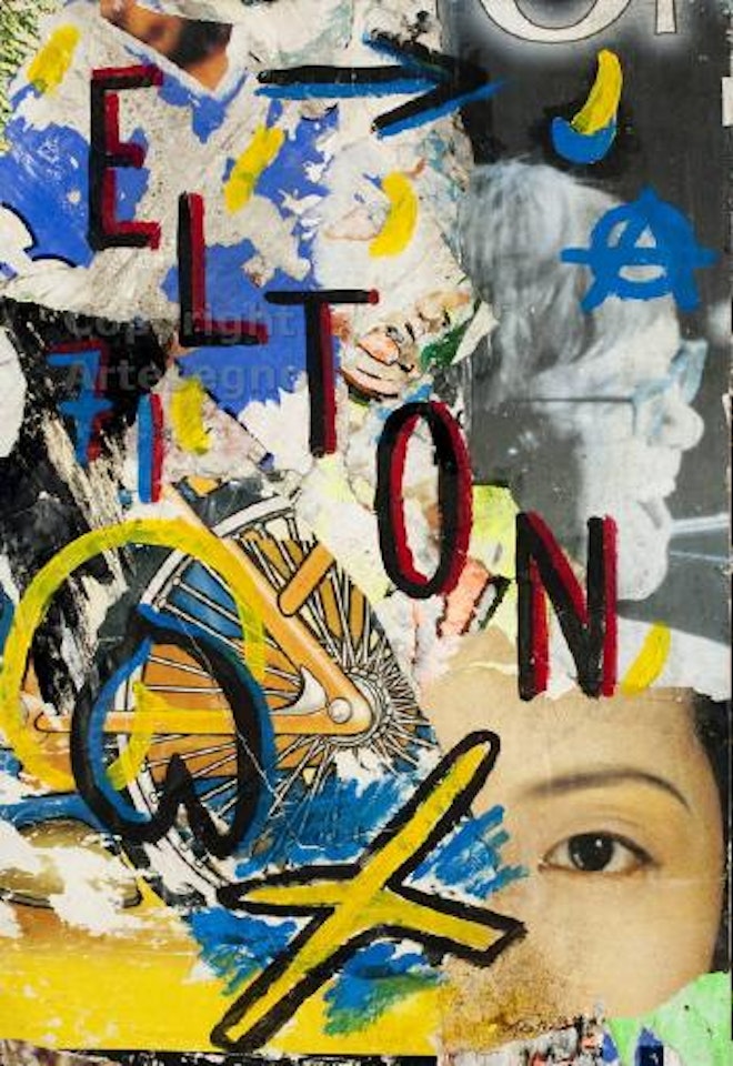 Senza titolo by Mimmo Rotella