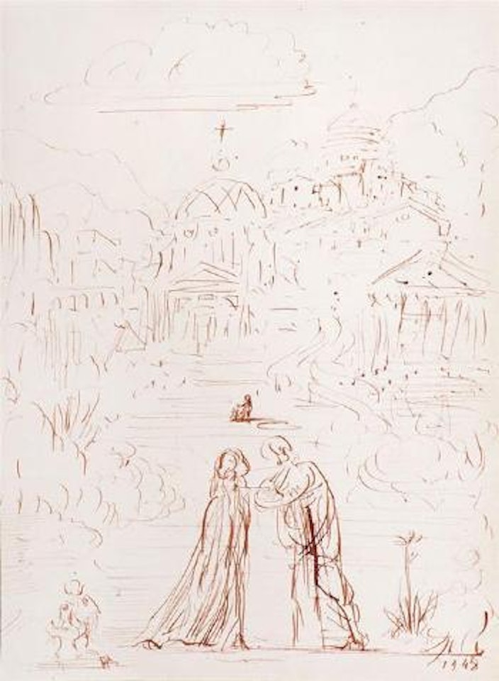 Couple by Salvador Dali
