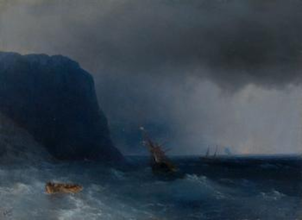 The Survivors by Ivan Konstantinovich Aivazovsky