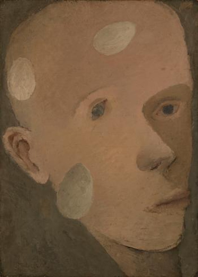 Head of a Young Boy with Floating Eggs by Pavel Tchelitchew