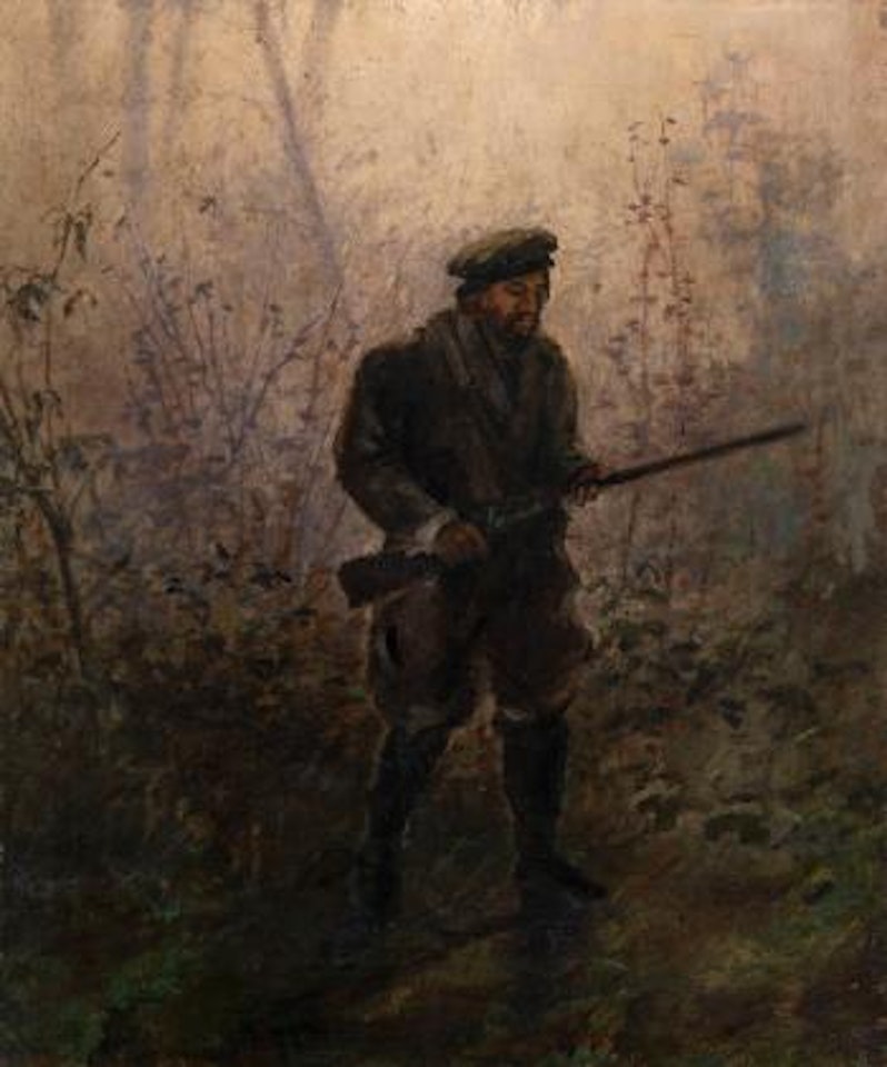 Hunter in the Forest by Ivan Pavlovitch Pochitonov