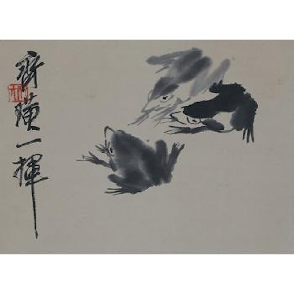 Frogs by Qi Baishi
