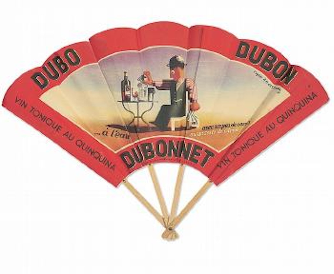 Dubonnet / Fan by Cassandre (Adolphe Jean-Marie Mouron)