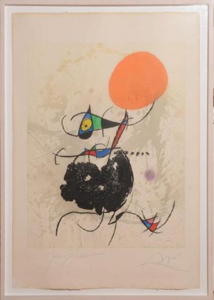 Terre atteinte et soleil intact by Joan Miró