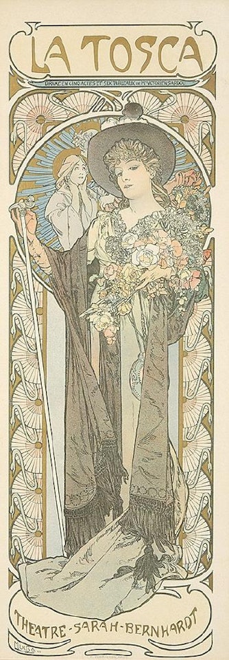 La Tosca by Alphonse Mucha