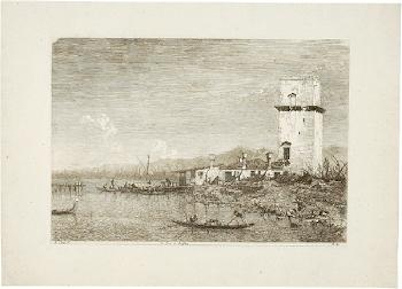 La Torre di Malghera by Canaletto