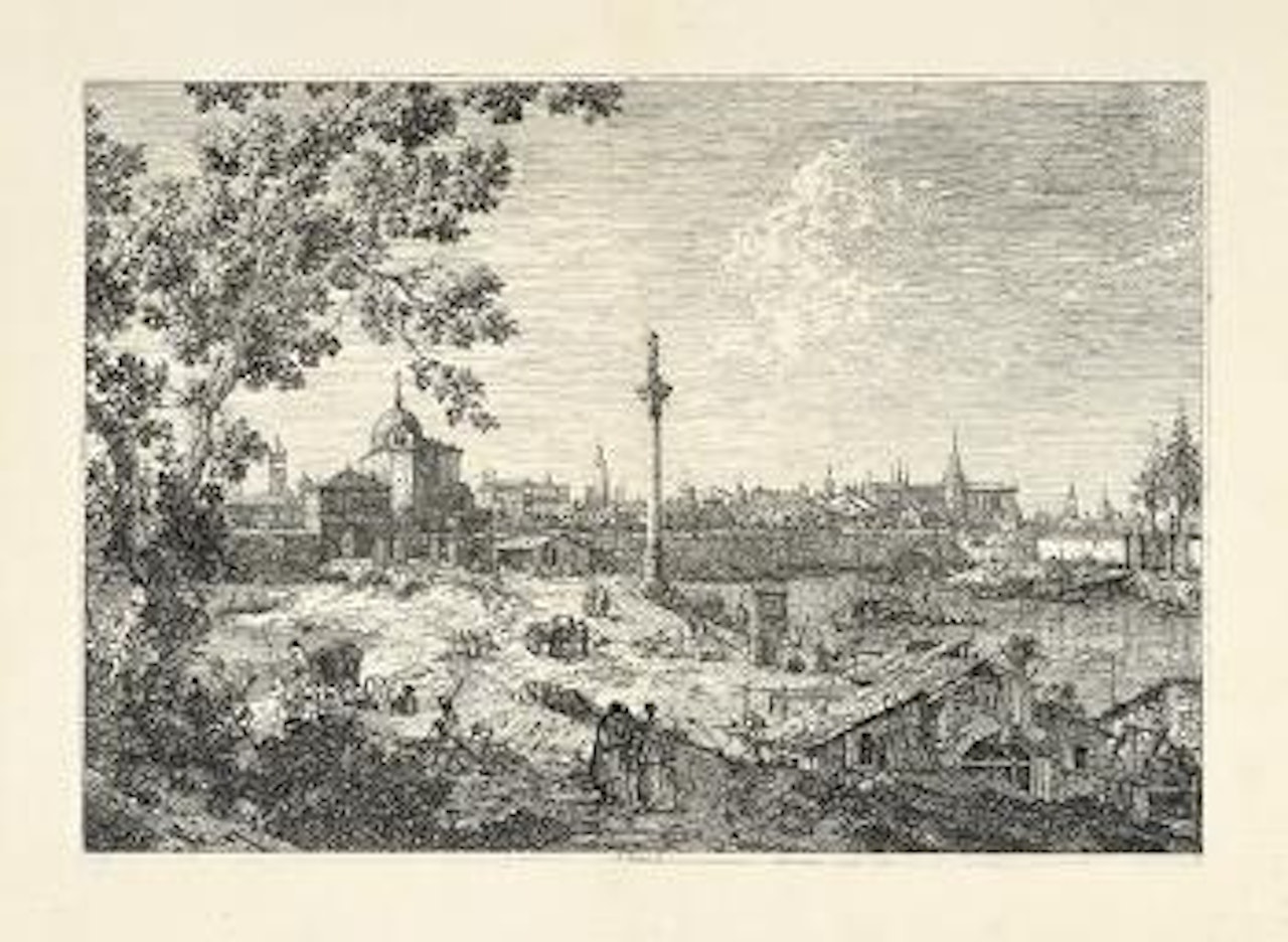 Vedute fantastica di Padova by Canaletto