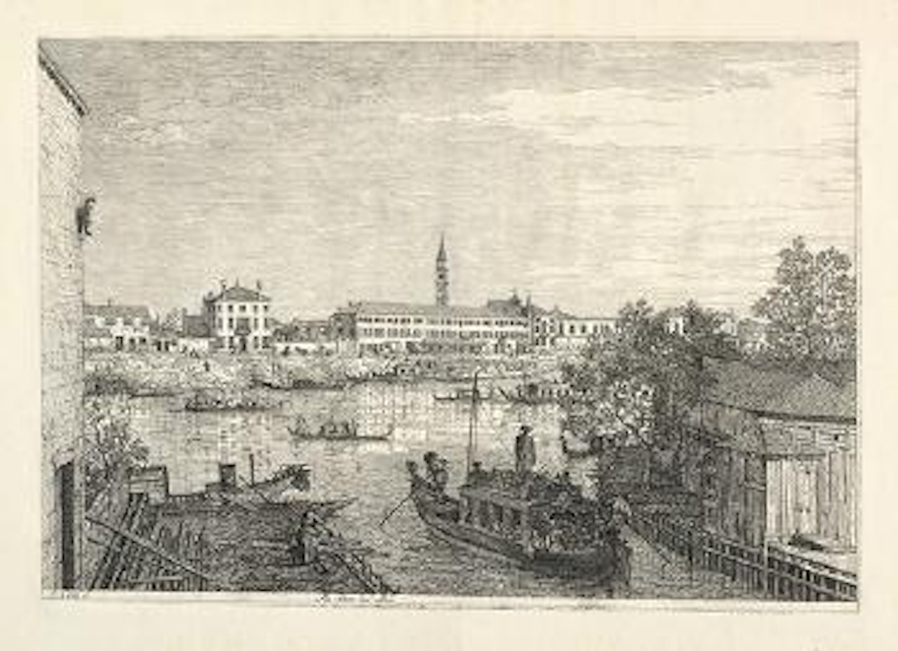 Ale porte del Dolo by Canaletto
