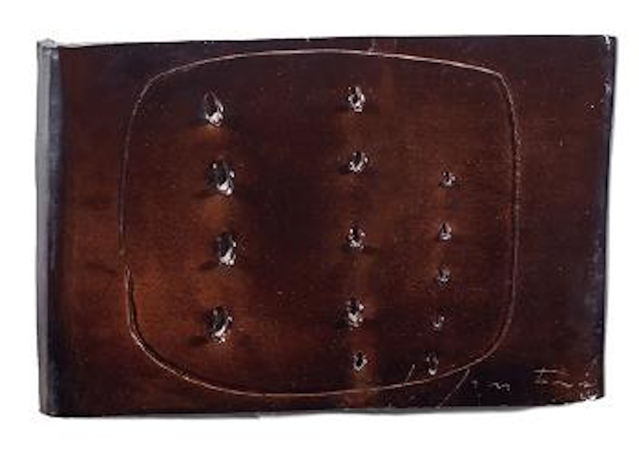 Concetto spaziale by Lucio Fontana