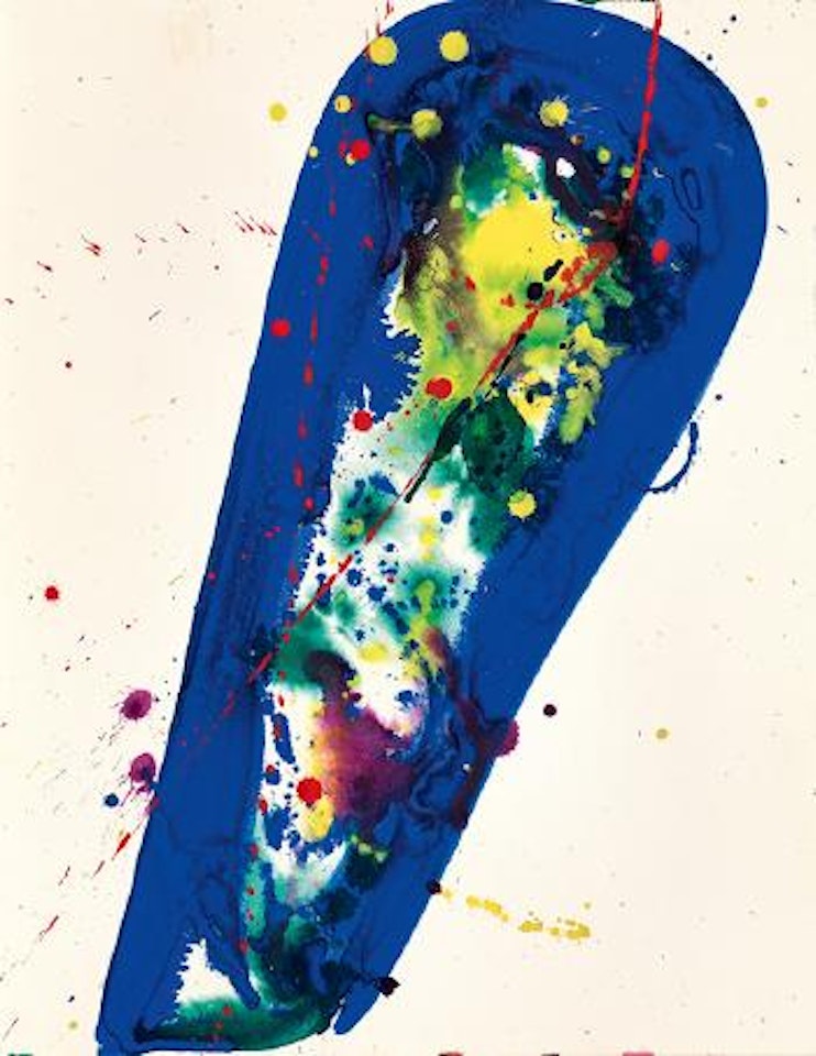 Drawing for Sculpture by Sam Francis