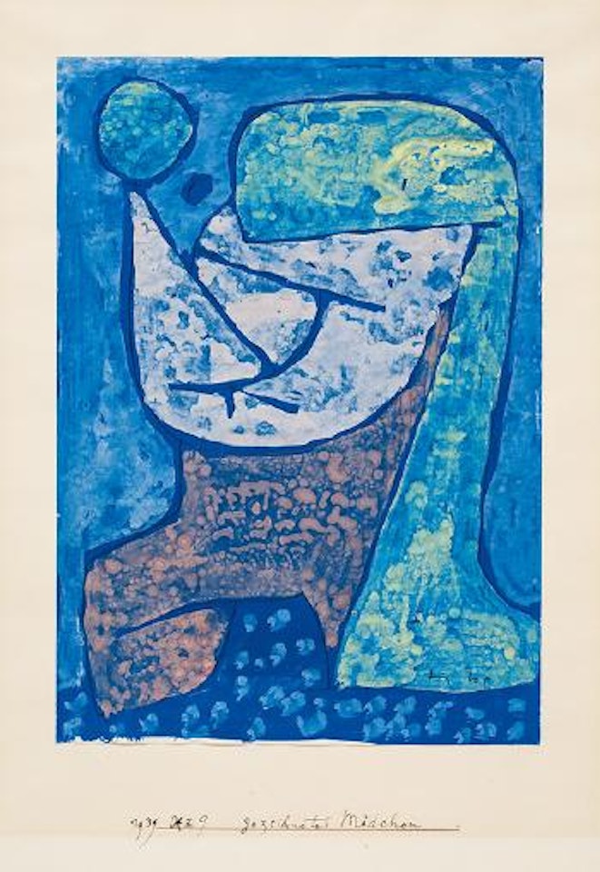 Gezeichnetes Mädchen by Paul Klee