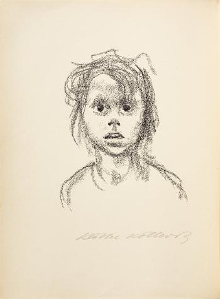 Kinderkopf by Kathe Kollwitz