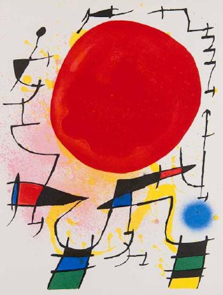 Soleil Rouge by Joan Miró