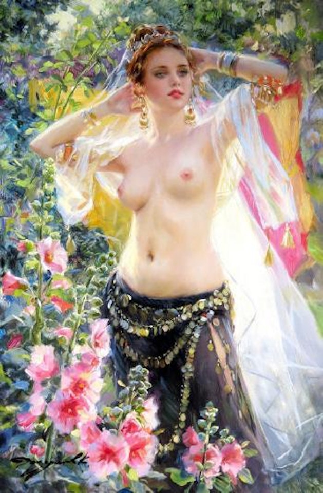 In the garden by Constantin Razoumov