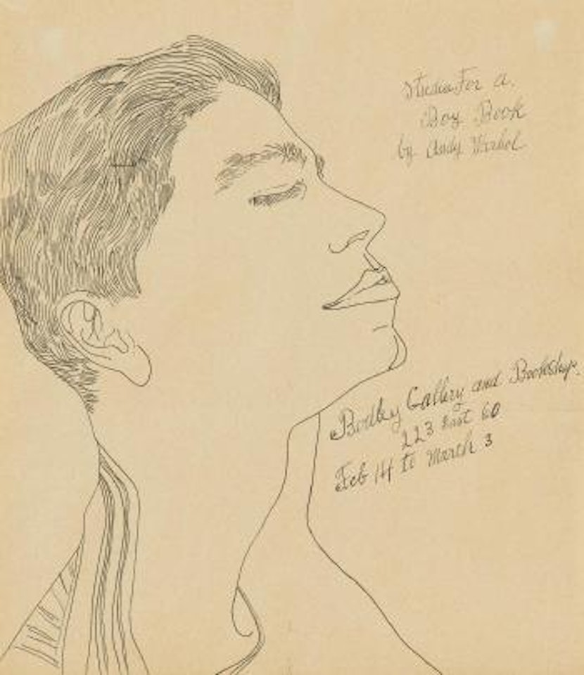 Studies for a Boy Book, Bodley Gallery and Bookshop by Andy Warhol