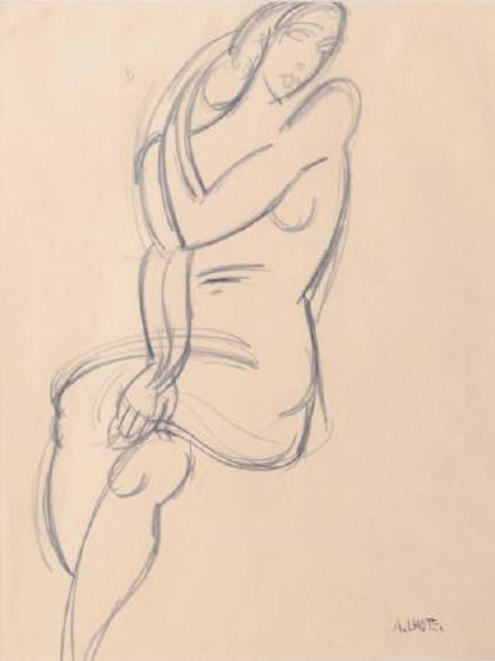 Nu assis by André Lhote