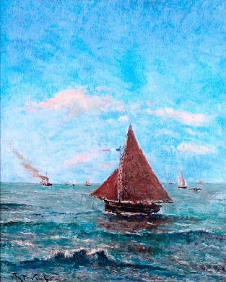Voiliers by Alfred Stevens