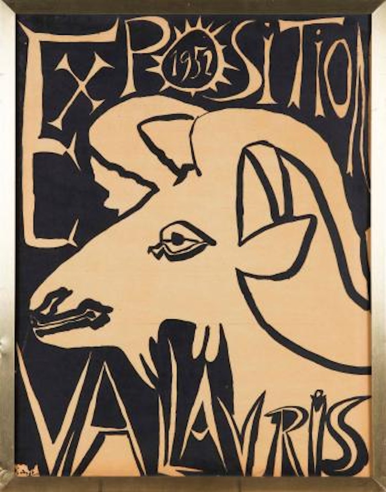 Exposition Valarius 1952 by Pablo Picasso