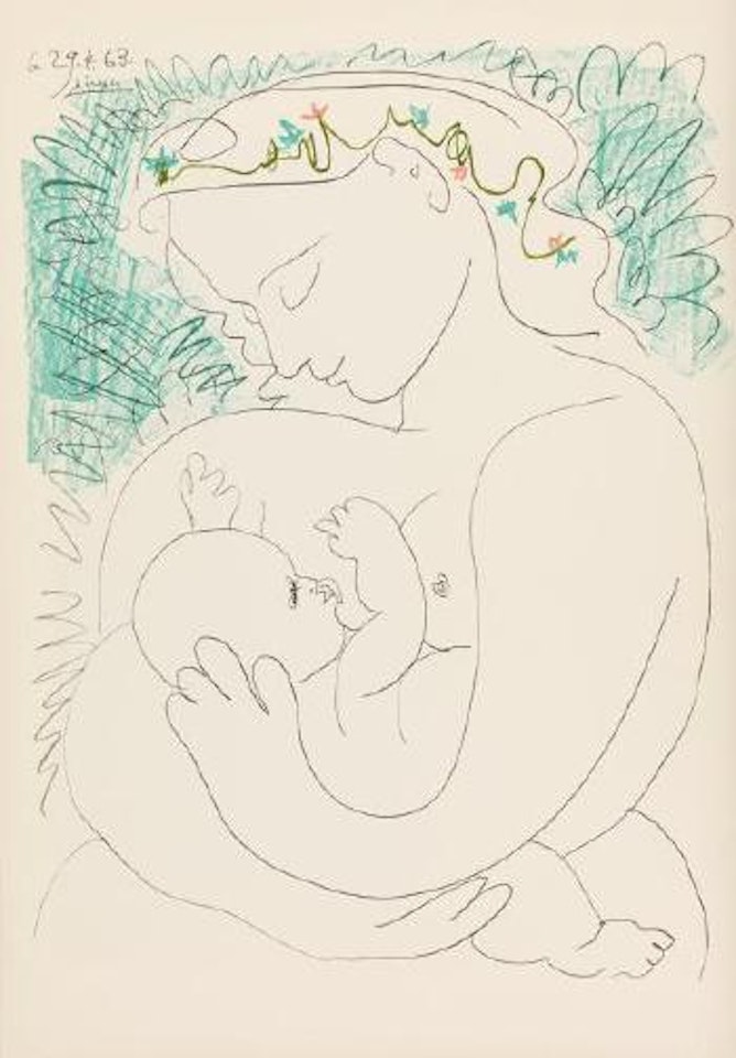 Grande maternité by Pablo Picasso