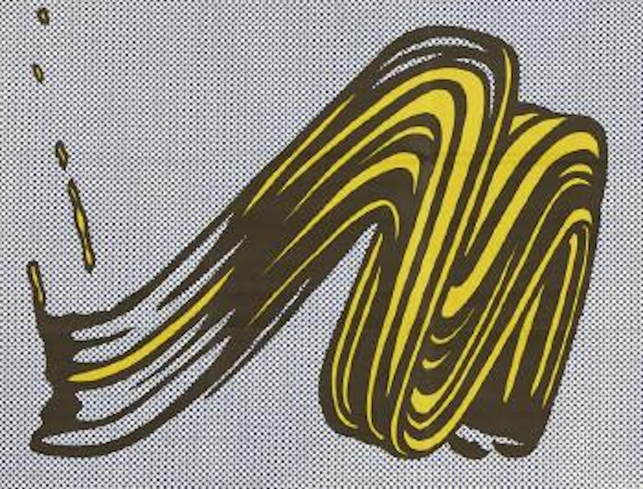 Brushstroke by Roy Lichtenstein