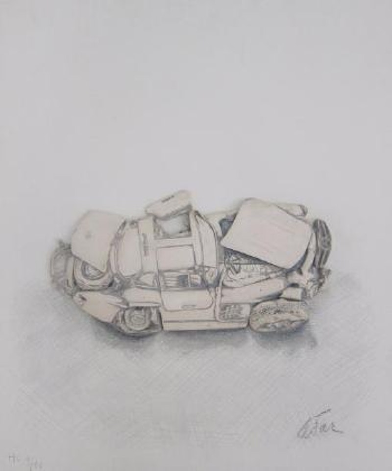 Mercedes grise by César