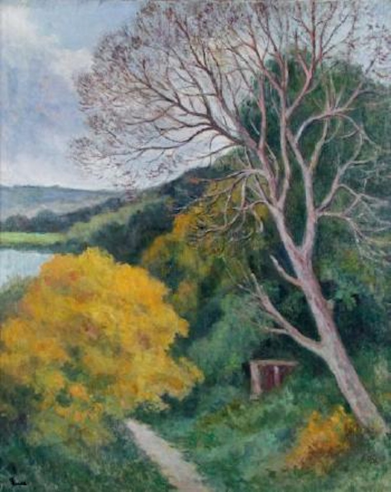 Paysage au grand arbre by Maximilien Luce