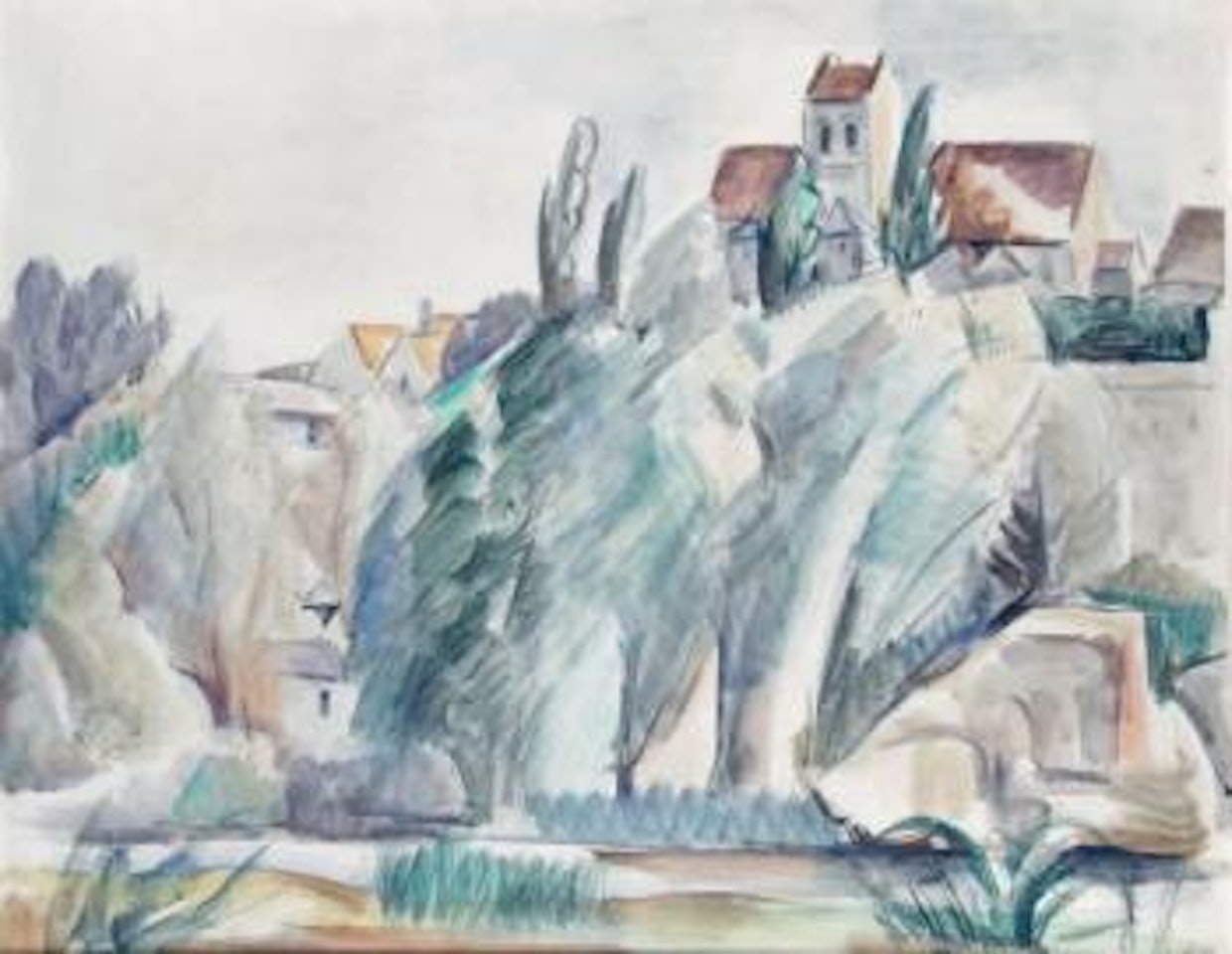 Le village de Mirmande by André Lhote