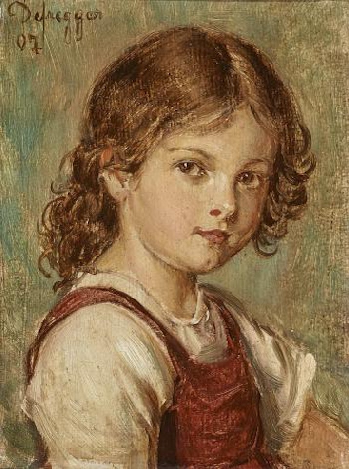 Mäderl by Franz von Defregger