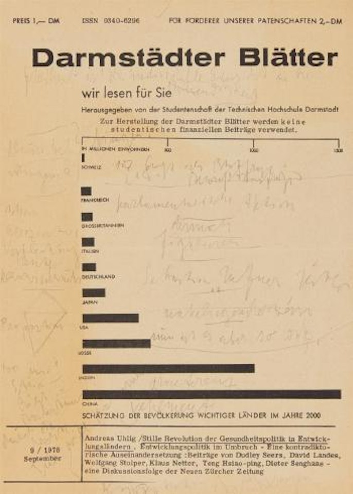Darmstädter Blätter by Joseph Beuys