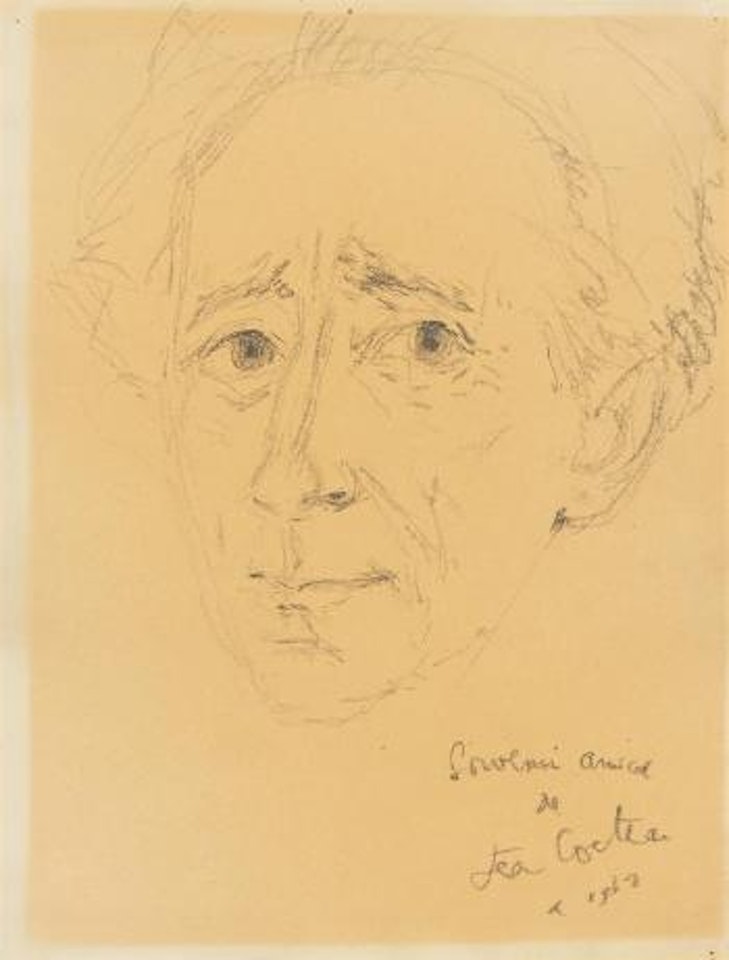 Selbstbildnis by Jean Cocteau