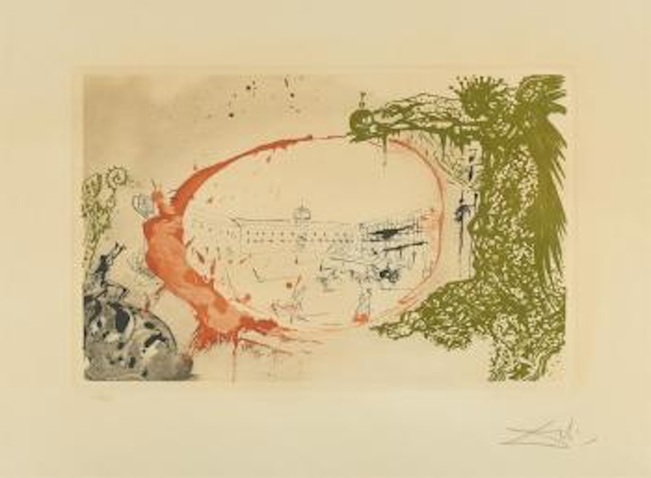 Vision de Paradis (aus: Calderón. la vie est un songe) by Salvador Dali