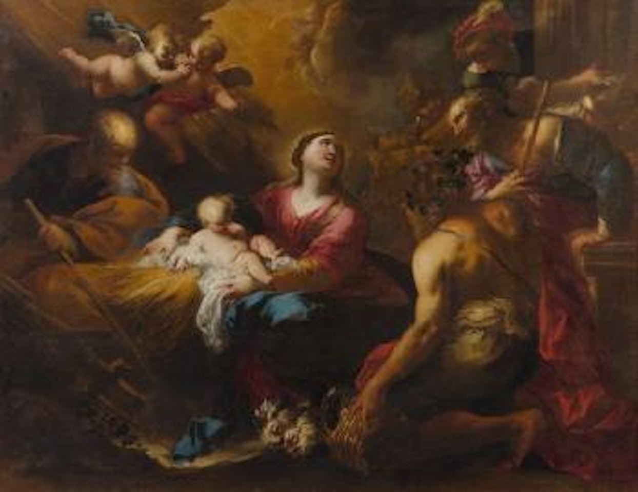The Adoration of the Shepherds by Valerio Castello