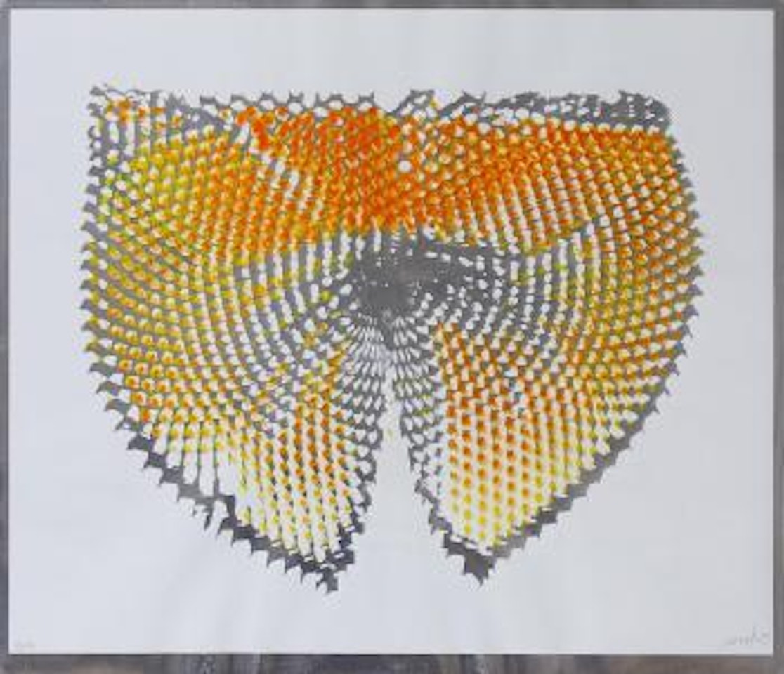 Lichtwirbel - Doppelblattmontage by Heinz Mack
