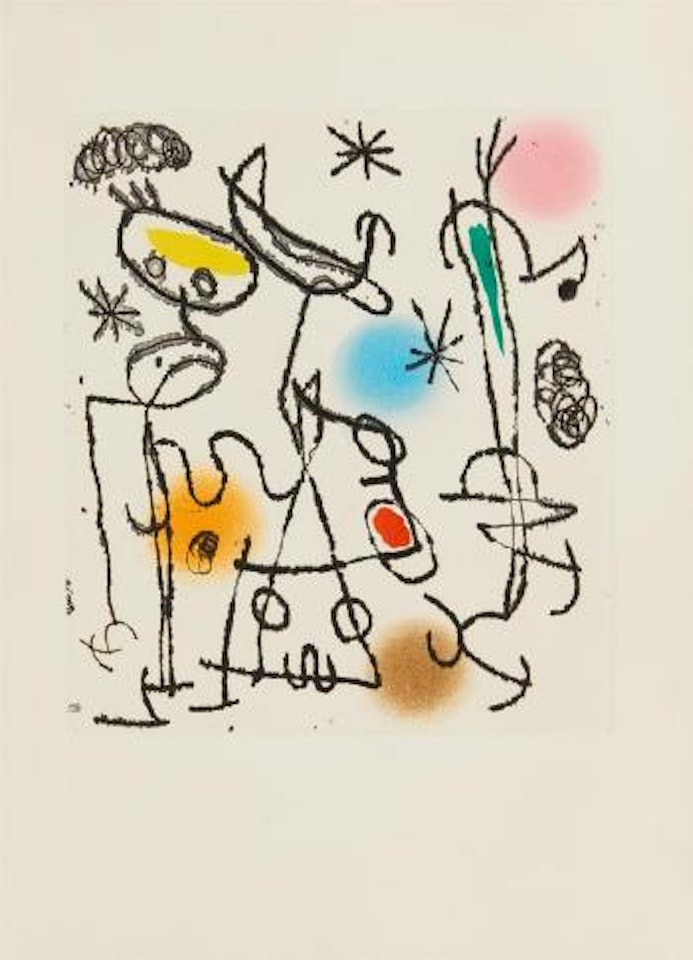 Aus: Paroles peintes III by Joan Miró
