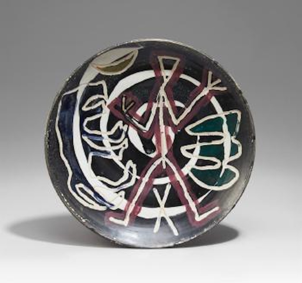 Ohne Titel (Teller) by A.R. Penck